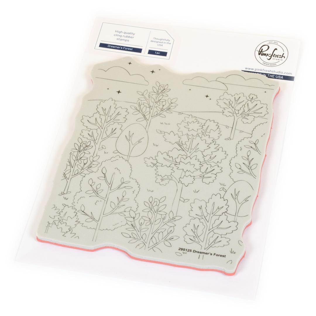 *NEW* - Pinkfresh Studio - Dreamer's Forest cling stamp