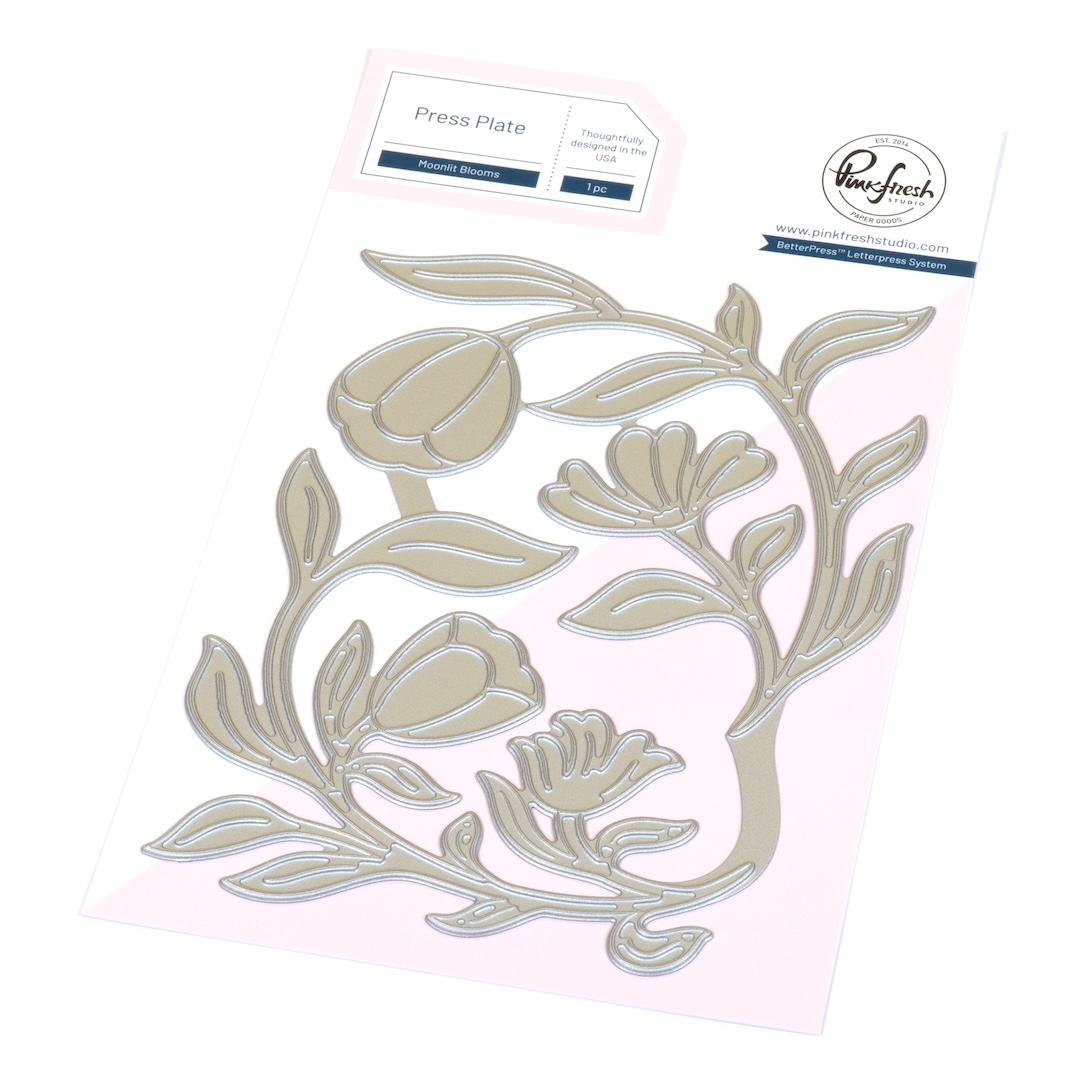 **NEW* - Pinkfresh Studio - Moonlit Blooms press plate