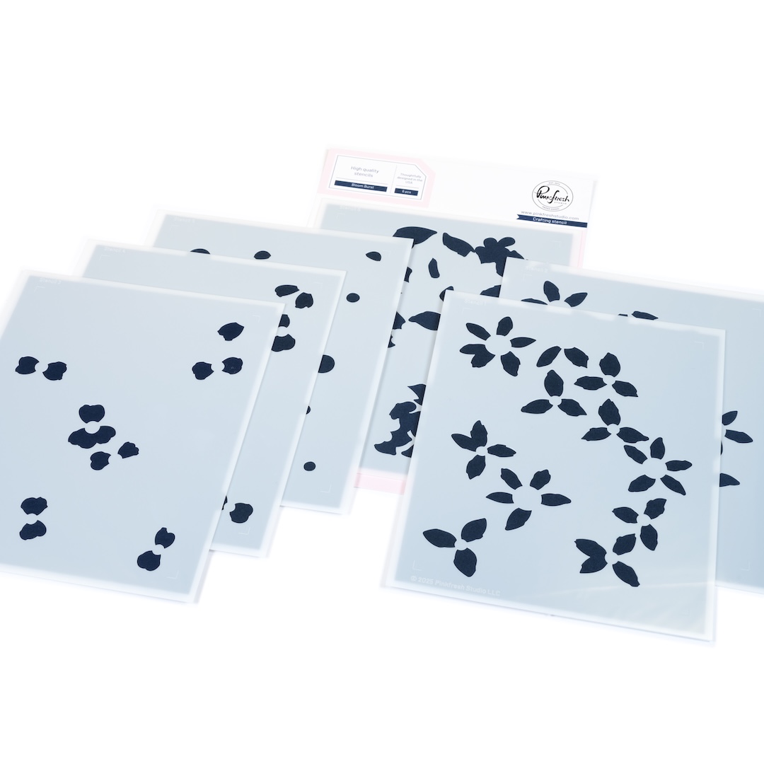 **NEW* - Pinkfresh Studio - Bloom Burst stencil