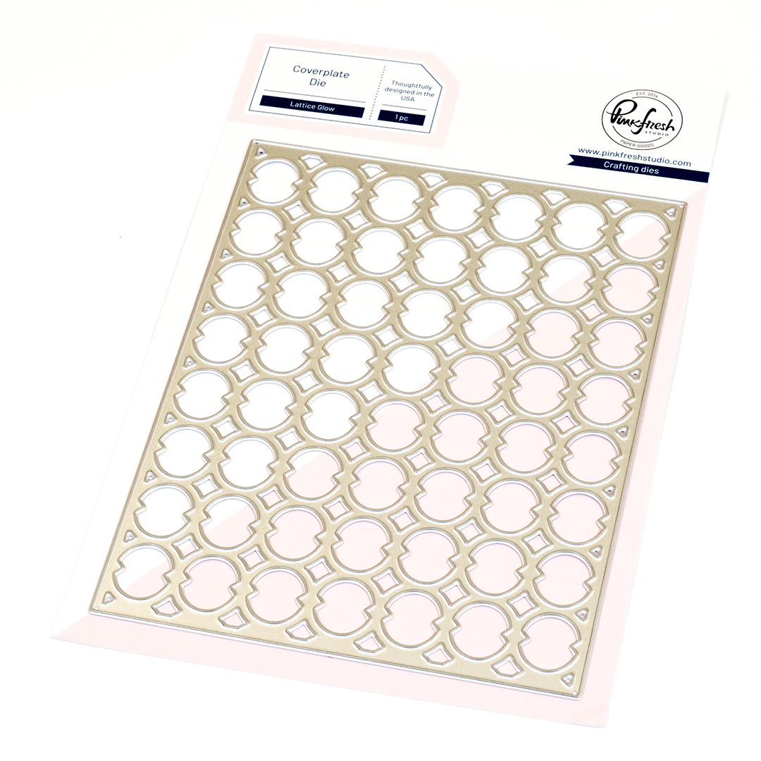 **NEW* - Pinkfresh Studio - Lattice Glow coverplate die