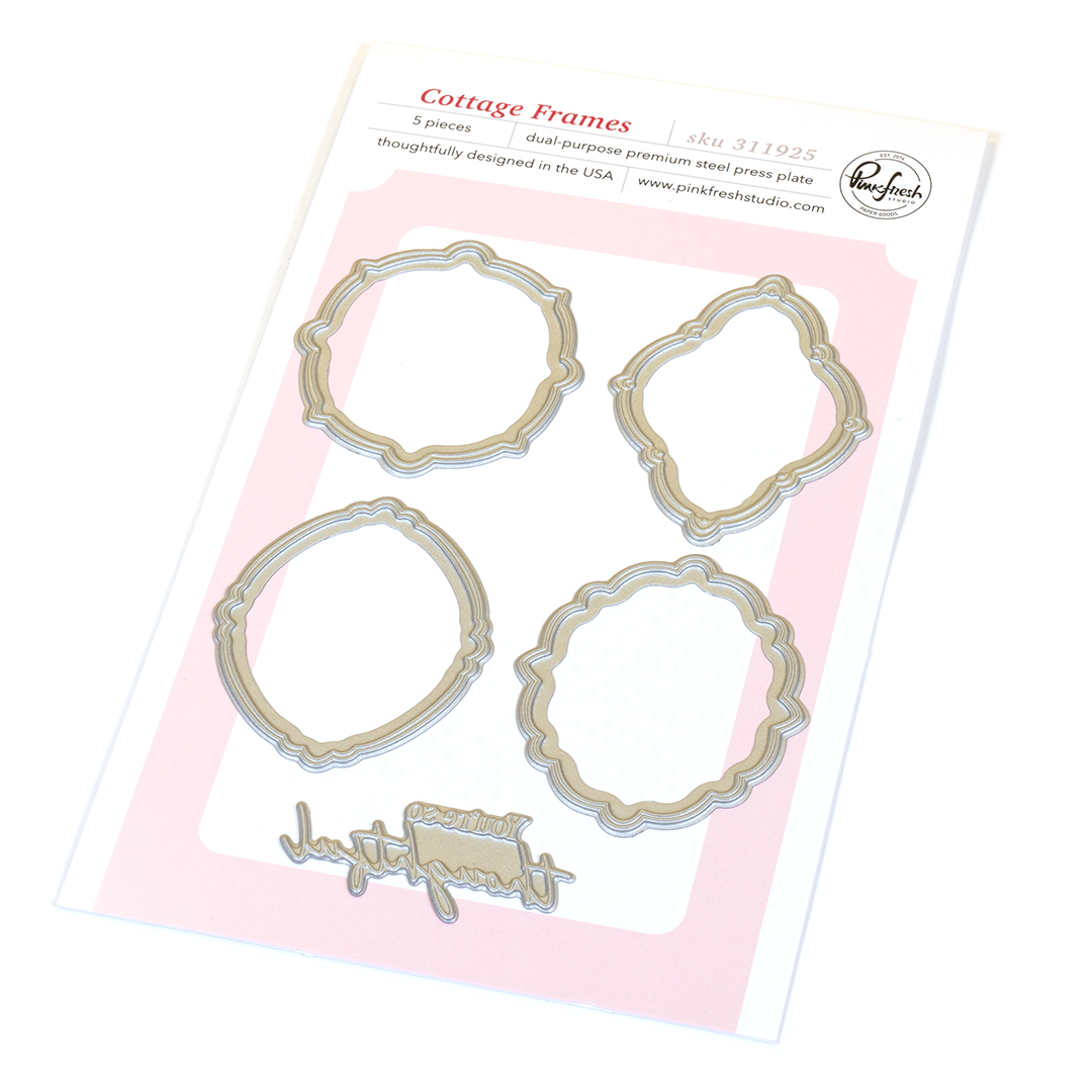 **NEW* - Pinkfresh Studio - Cottage Frames press plate