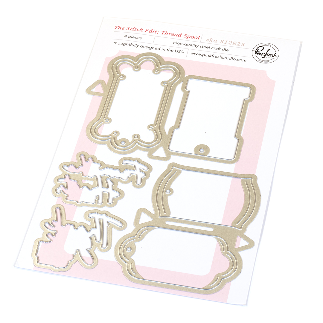 **NEW* - Pinkfresh Studio - The Stitch Edit: Thread Spool die