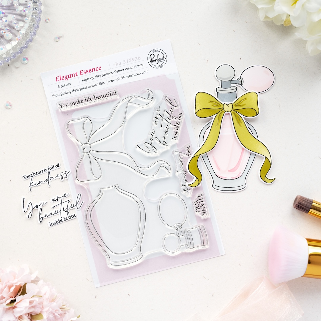 **NEW* - Pinkfresh Studio - Elegant Essence stamp