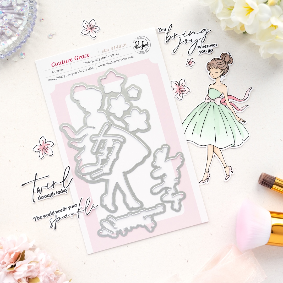 **NEW* - Pinkfresh Studio - Couture Grace die