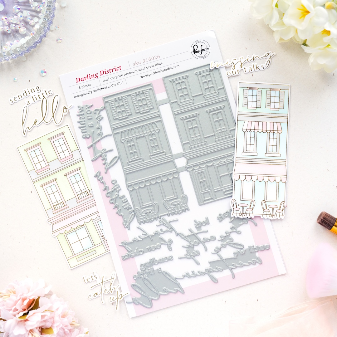 **NEW* - Pinkfresh Studio - Darling District press plate