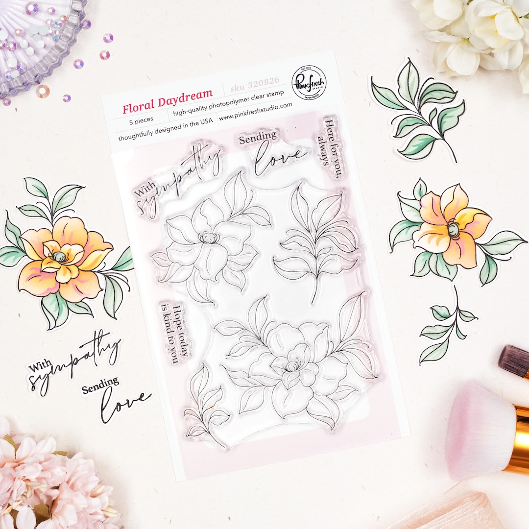 **NEW* - Pinkfresh Studio - Floral Daydream stamp