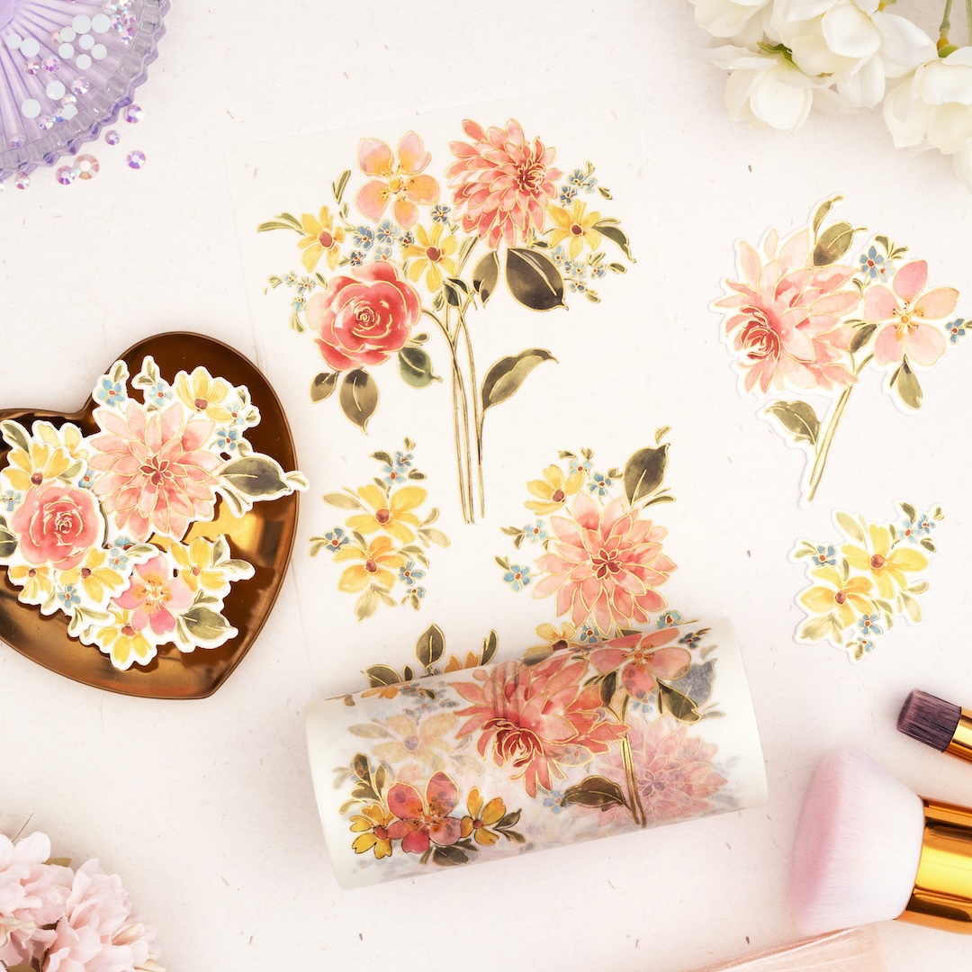 **NEW* - Pinkfresh Studio - Blooming Daydream washi