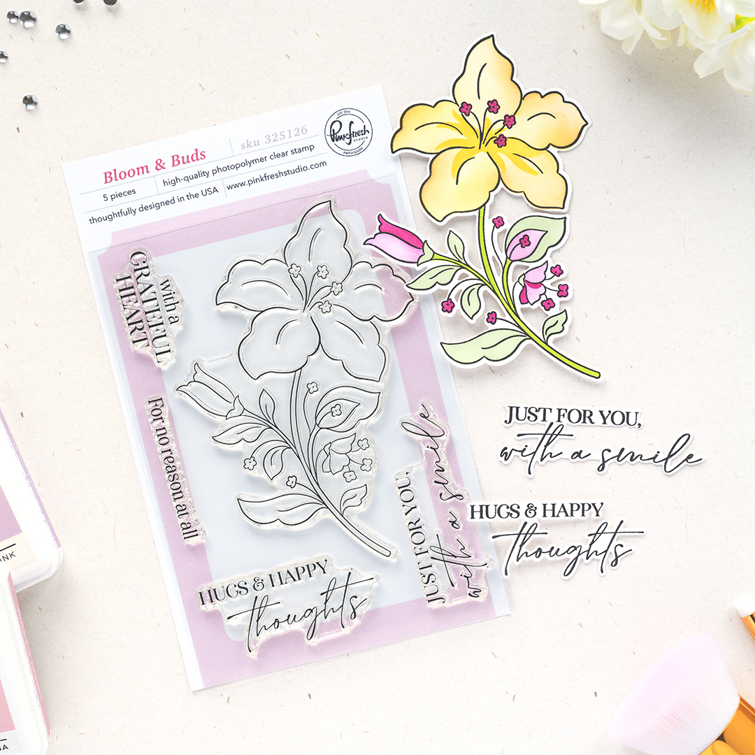 **NEW* - Pinkfresh Studio - Bloom & Buds stamp
