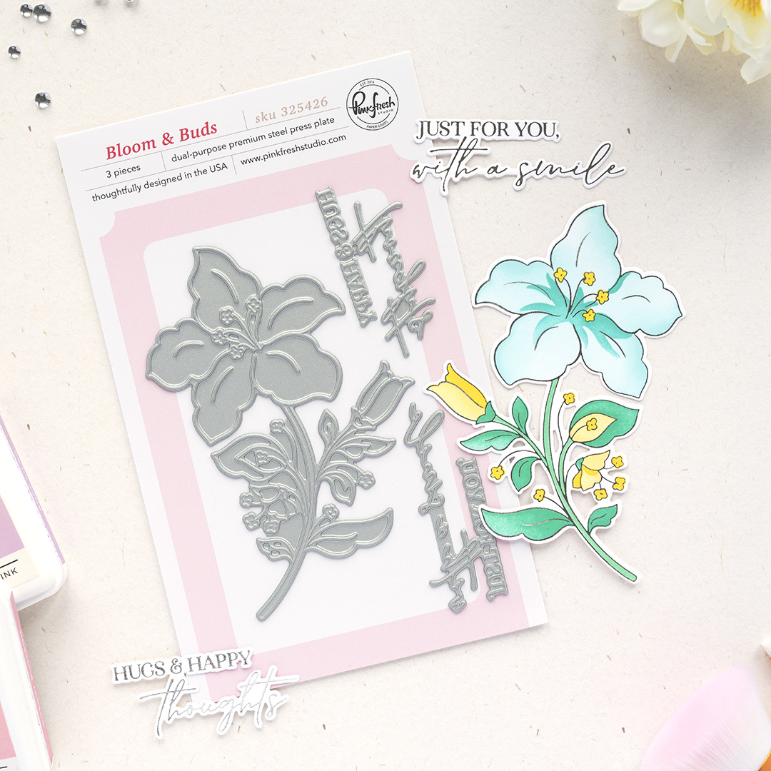 **NEW* - Pinkfresh Studio - Bloom & Buds press plate