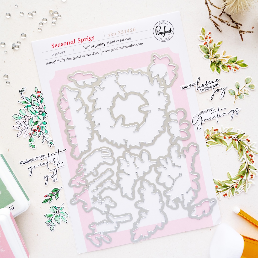 *NEW* - Pinkfresh Studio - Seasonal Sprigs die