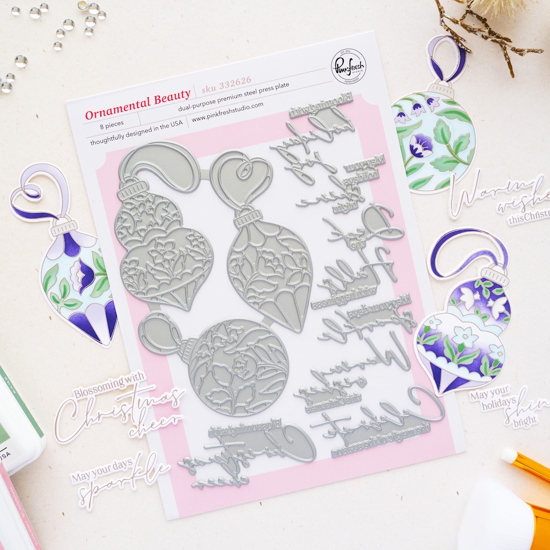 *NEW* - Pinkfresh Studio - Ornamental Beauty press plate