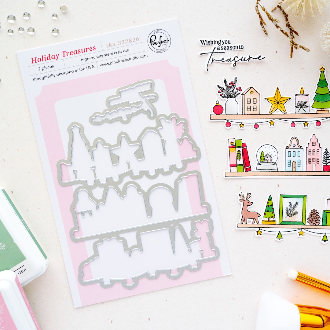 **NEW* - Pinkfresh Studio - Holiday Treasures die
