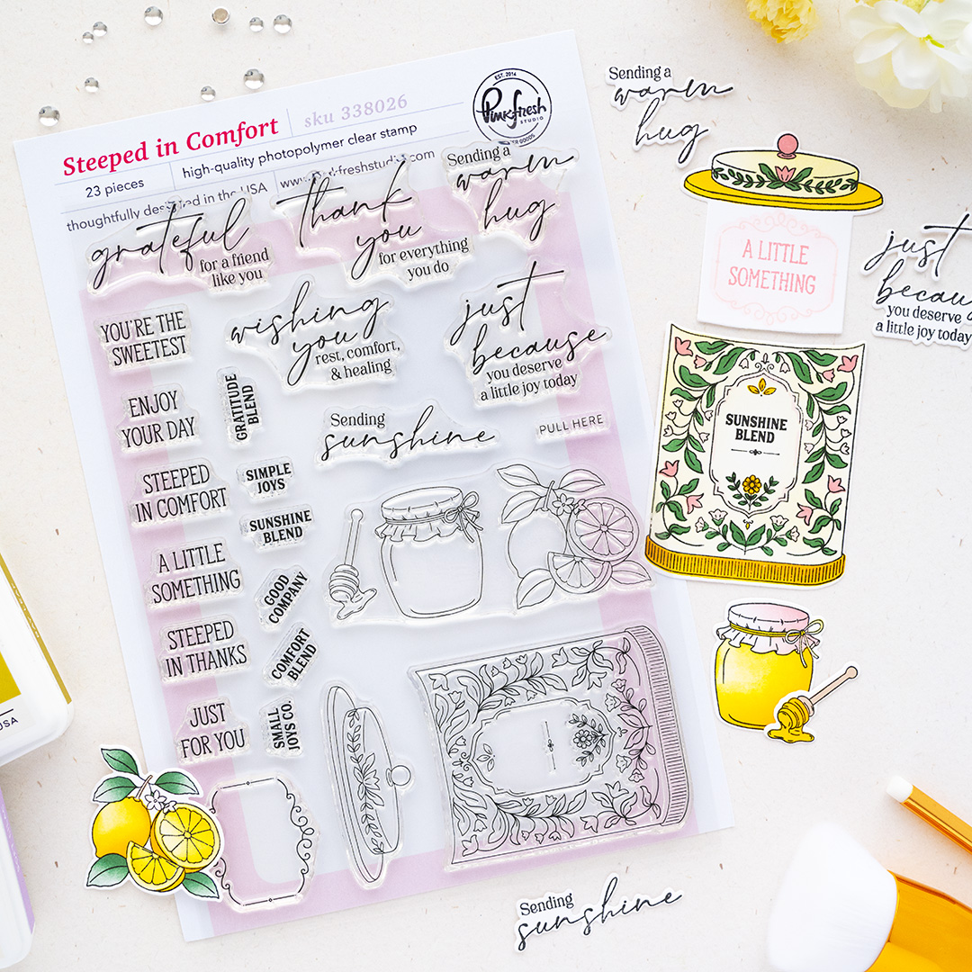 **NEW* - Pinkfresh Studio - Steeped in Comfort stamp