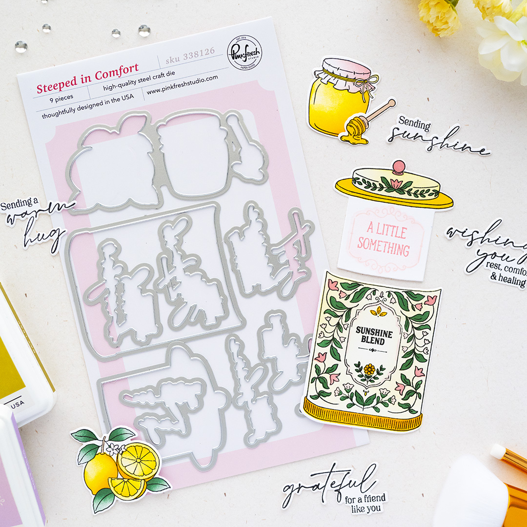 **NEW* - Pinkfresh Studio - Steeped in Comfort die