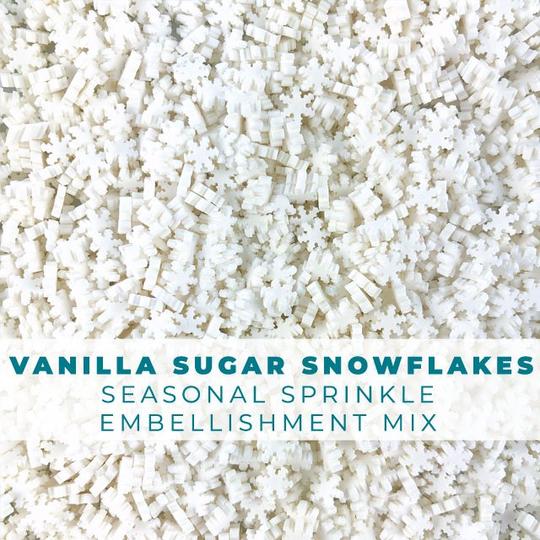 Trinity Stamps - Vanilla Sugar Snowflakes Sprinkle Embellishments