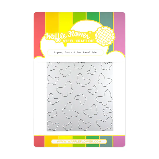Waffle Flower - Pop-up Butterflies Panel Die