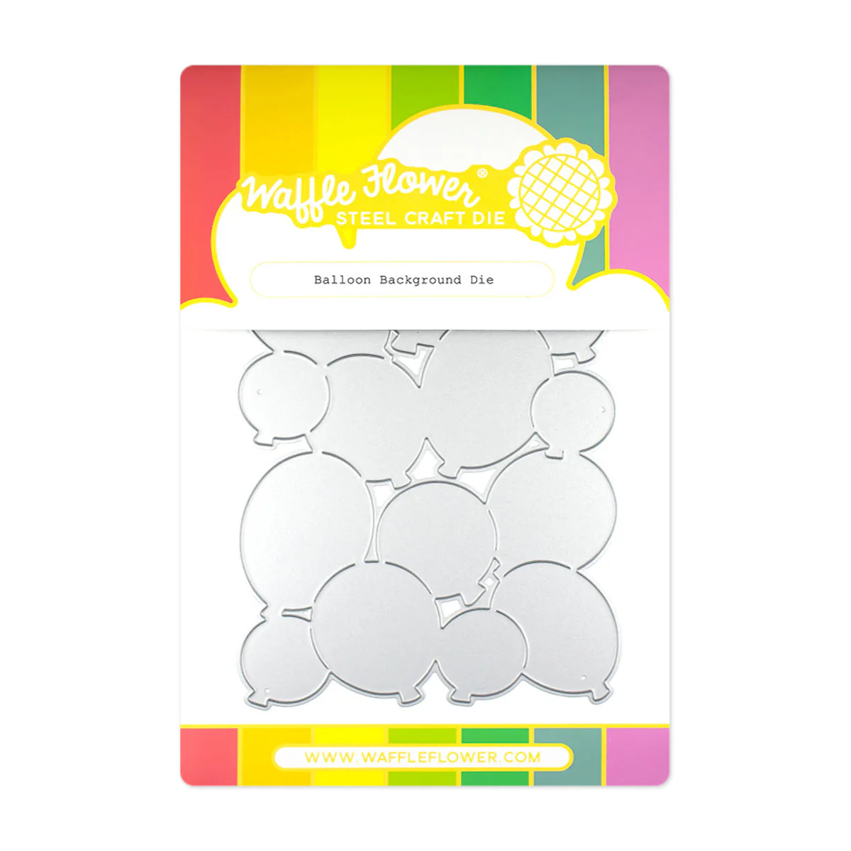 Waffle Flower - Balloon Background Die