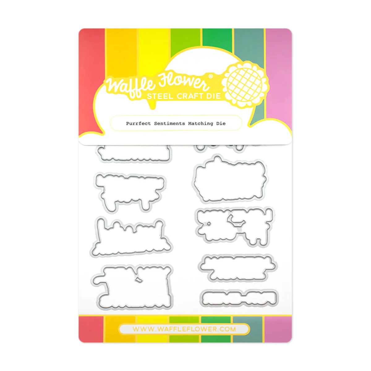 Waffle Flower - Purrfect Sentiments Matching Die