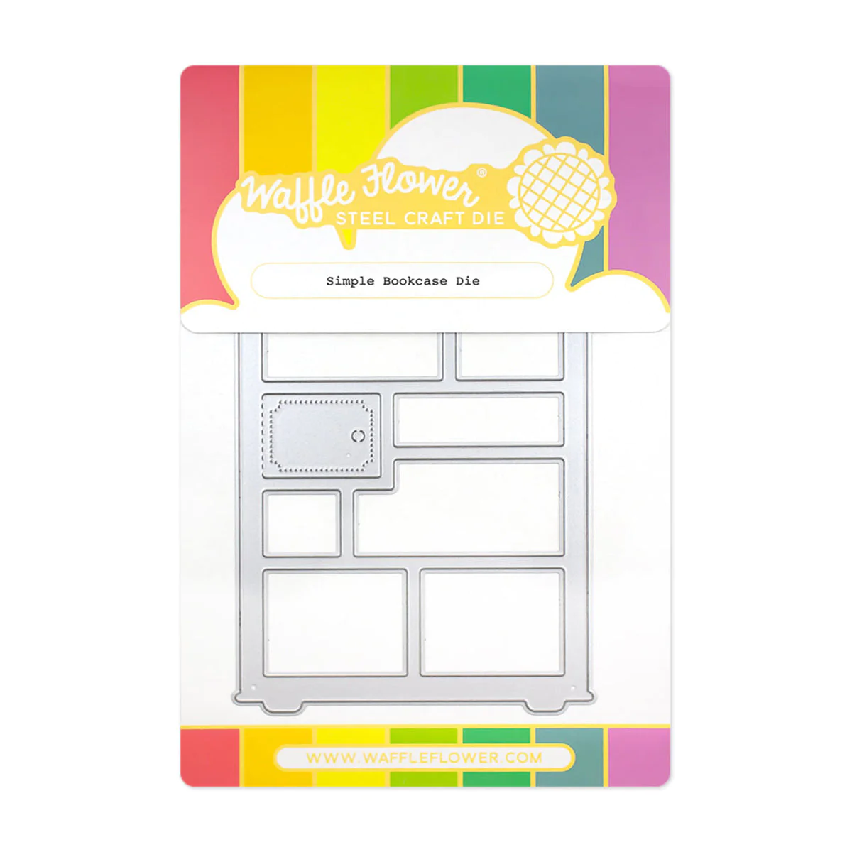 Waffle Flower - Simple Bookcase Die