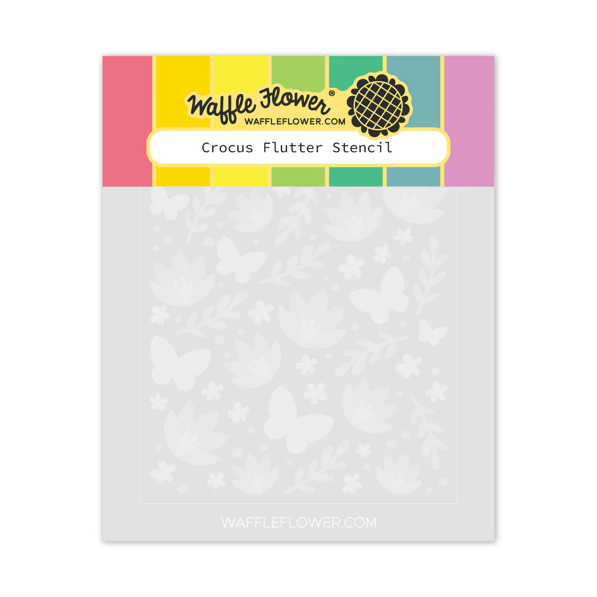 *NEW* - Waffle Flower - Crocus Flutter Stencil
