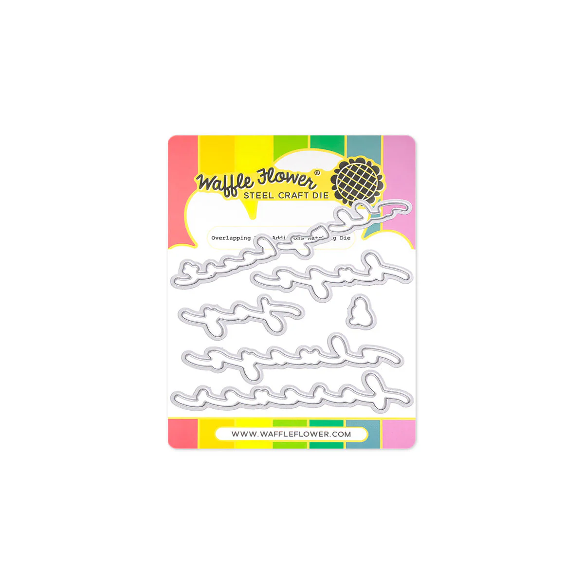Waffle Flower - Overlapping Love Additions Matching Die