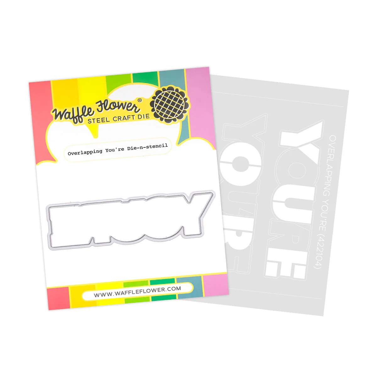 **NEW* - Waffle Flower - Overlapping You're Die-n-stencil