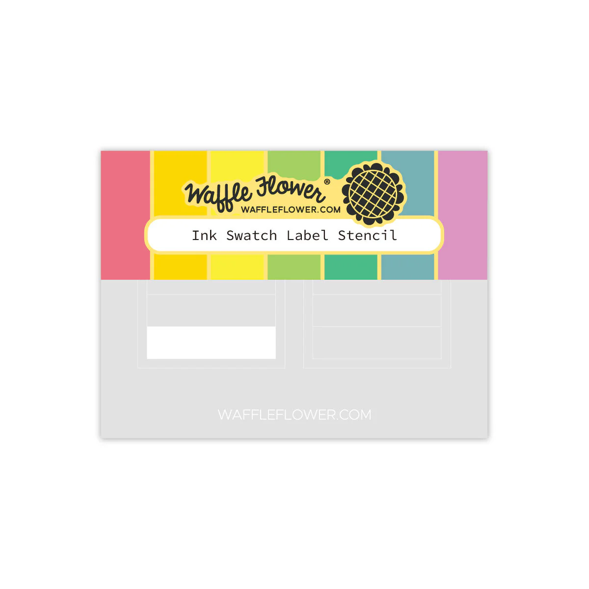 **NEW* - Waffle Flower - Ink Swatch Label Stencil
