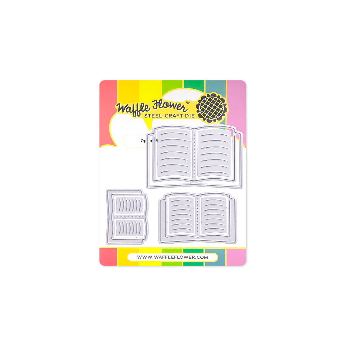 *NEW* - Waffle Flower - Open Book Trio Die