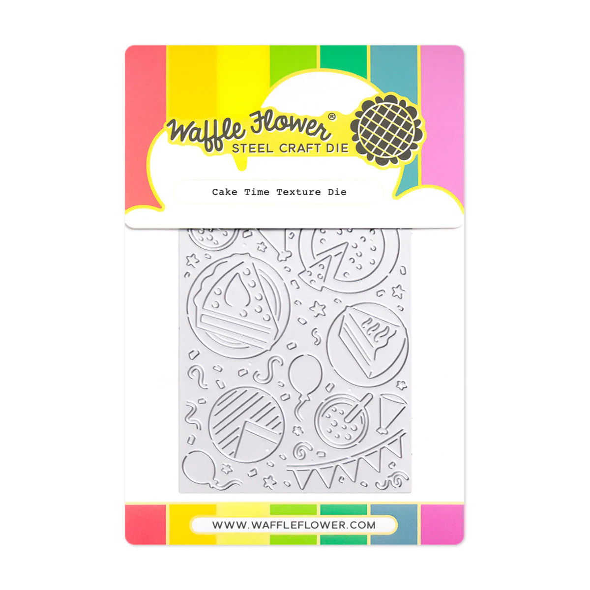 **NEW* - Waffle Flower - Cake Time Texture Die