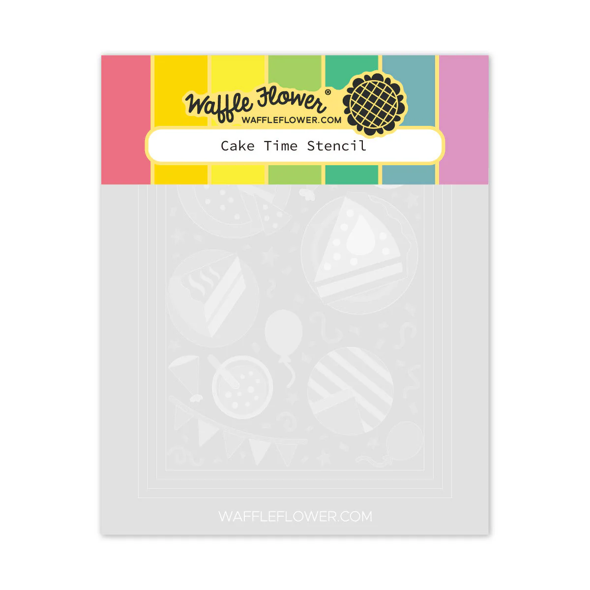 **NEW* - Waffle Flower - Cake Time Stencil