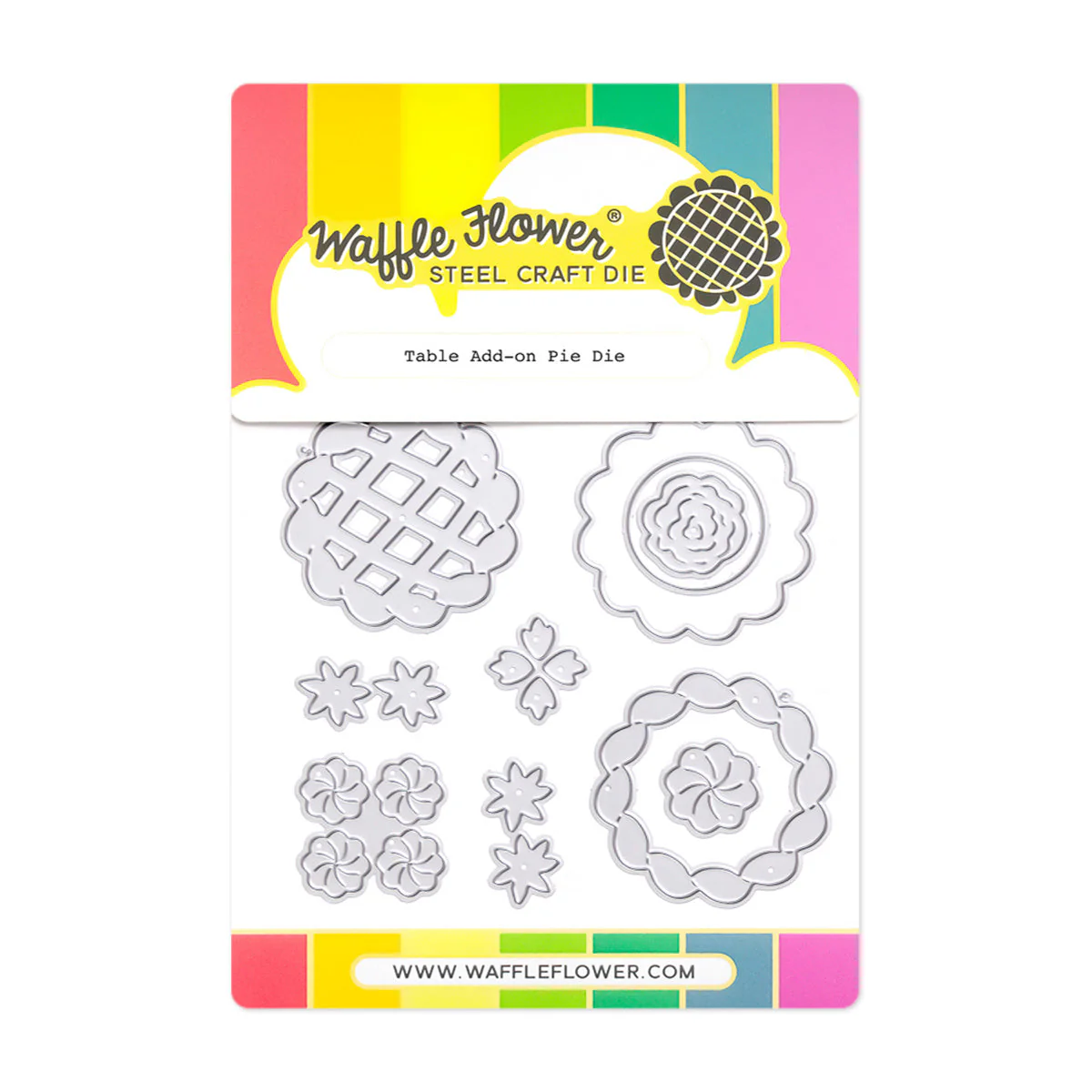 **NEW* - Waffle Flower - Table Add-on Pie Die