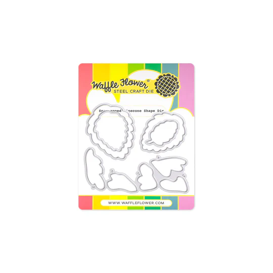 *NEW* - Waffle Flower - Snowcapped Pinecone Shape Die