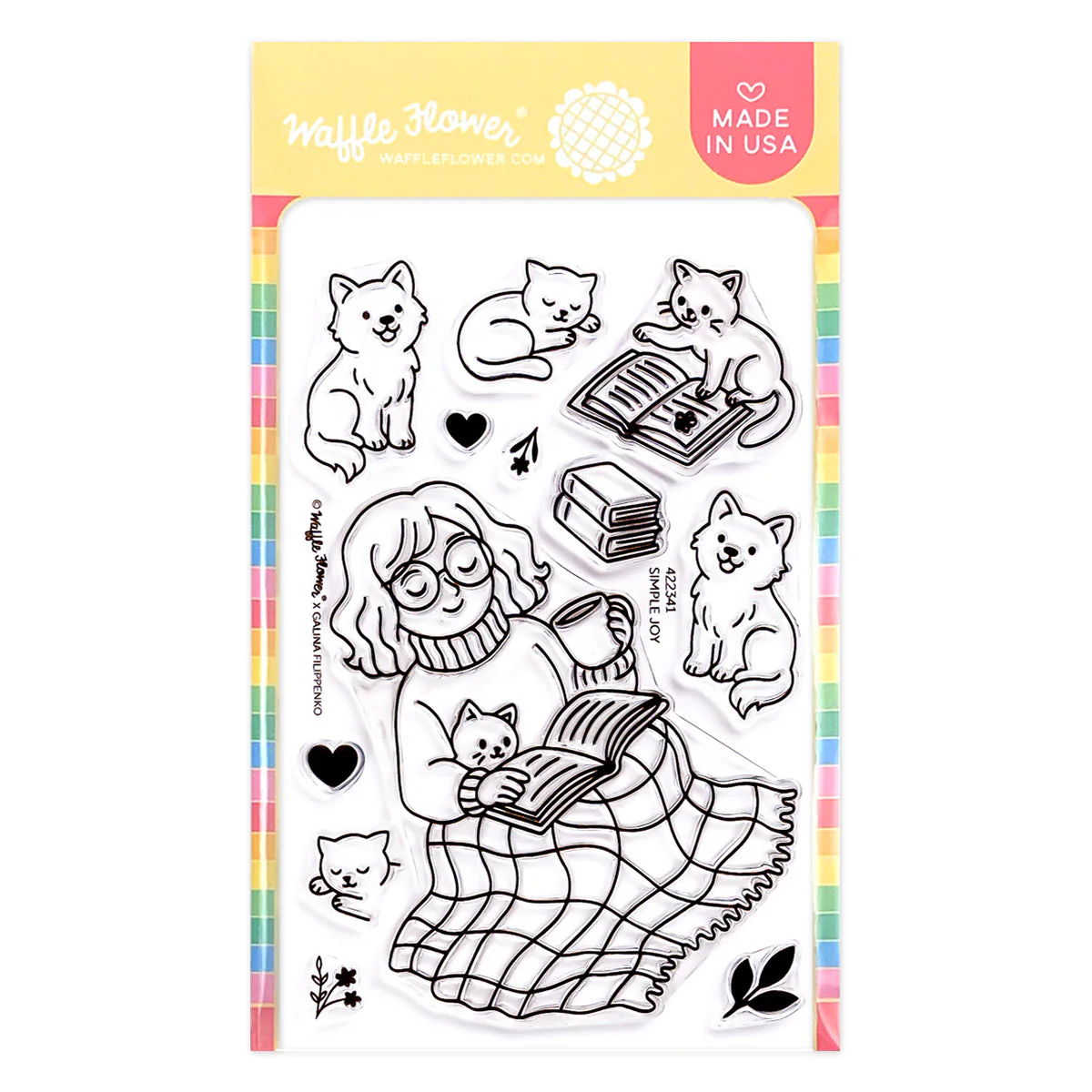 **NEW* - Waffle Flower - Simple Joy Stamp Set