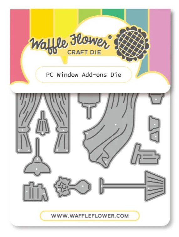 **NEW* - Waffle Flower - Postage Collage Window Add-ons Die
