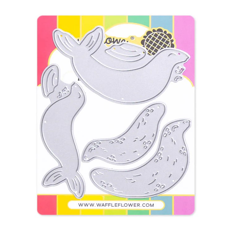 Waffle Flower - Happy Seals Die