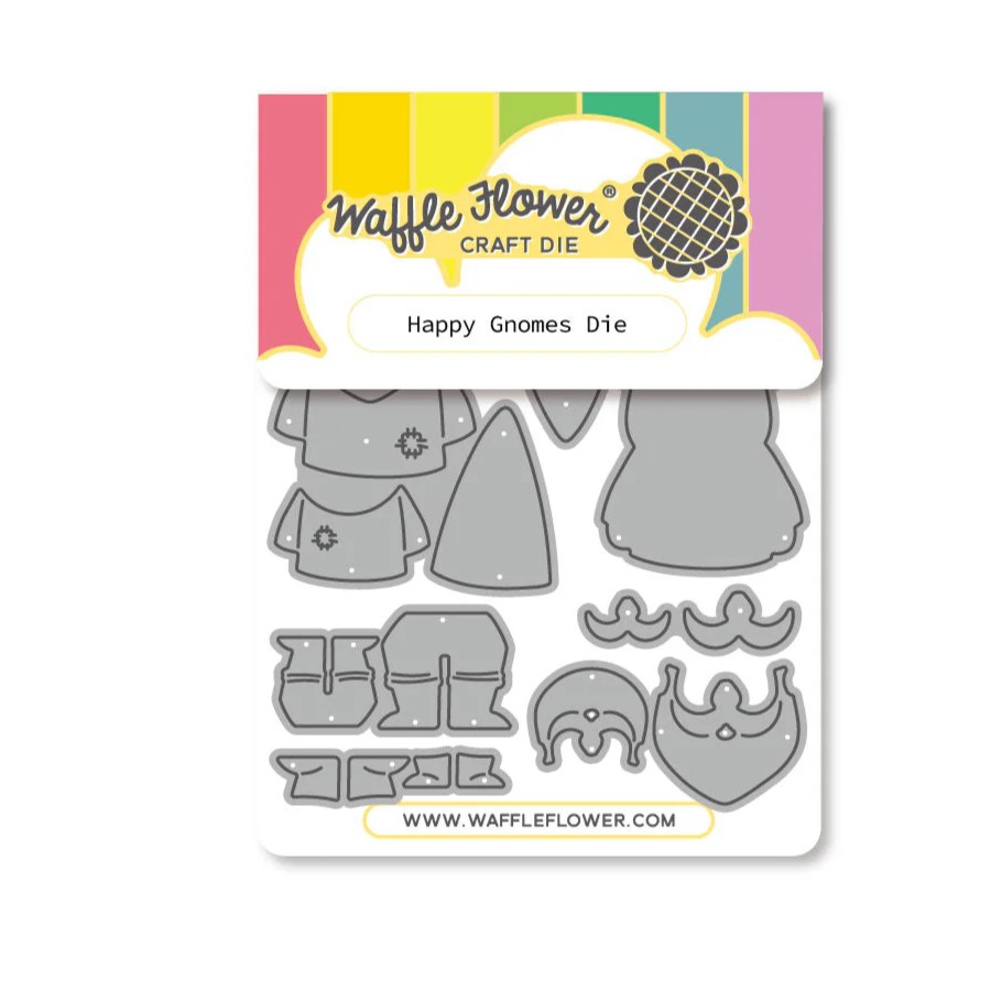 **NEW* - Waffle Flower - Happy Gnomes Die
