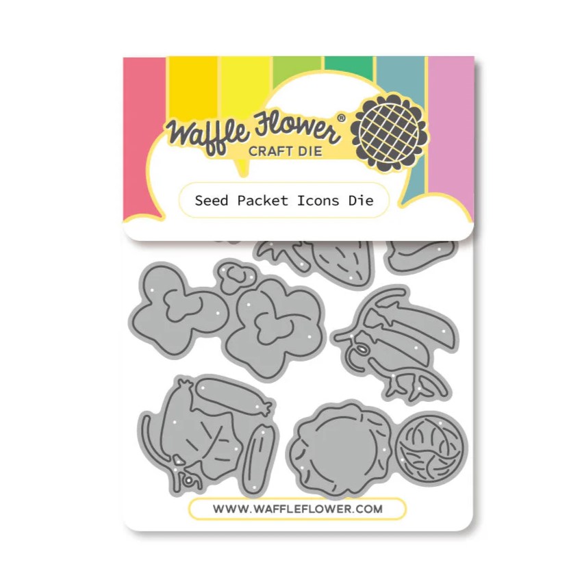 *NEW* - Waffle Flower - Seed Packet Icons Die