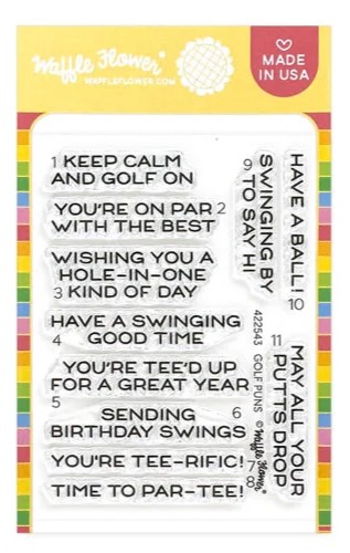 *NEW* - Waffle Flower - Golf Puns Stamp Set