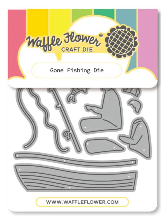 *NEW* - Waffle Flower - Gone Fishing Die