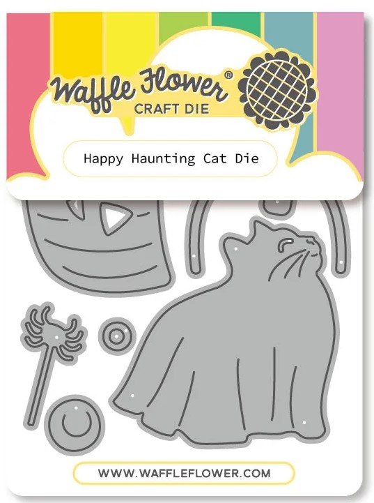 **NEW* - Waffle Flower - Happy Haunting Cat Die