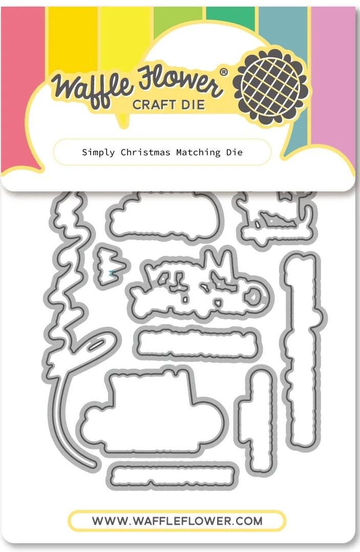 **NEW* - Waffle Flower - Simply Christmas Matching Die