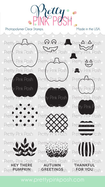Pretty Pink Posh - Decorative Pumpkins Stamp Set