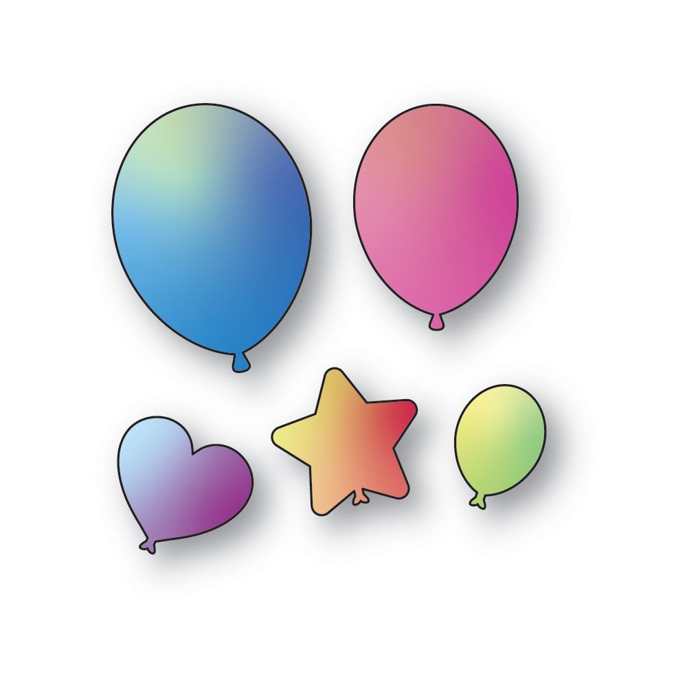 **NEW* - Memory Box - Celebration Balloons craft die