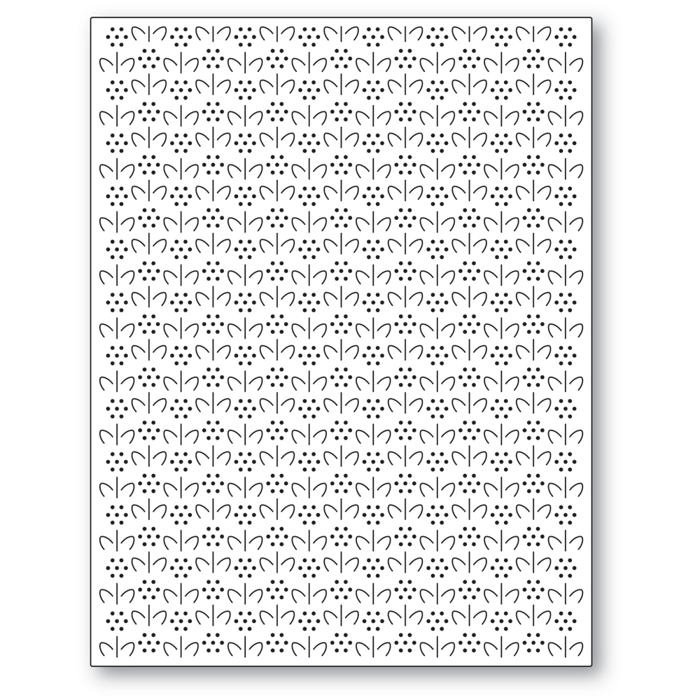 **NEW* - Memory Box - Pinpoint Flower Plate craft die