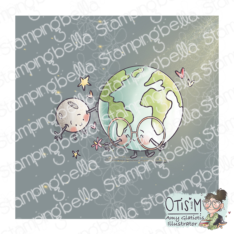 Stamping Bella - Spec-Tacular Earth & Moon