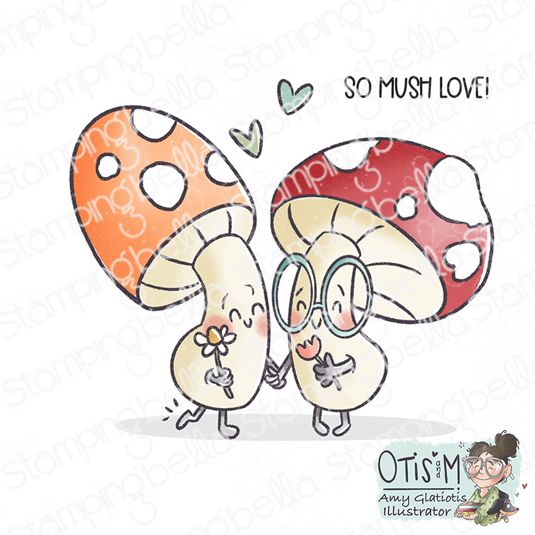 **NEW* - Stamping Bella - Mushroom Besties (2 stamps included)