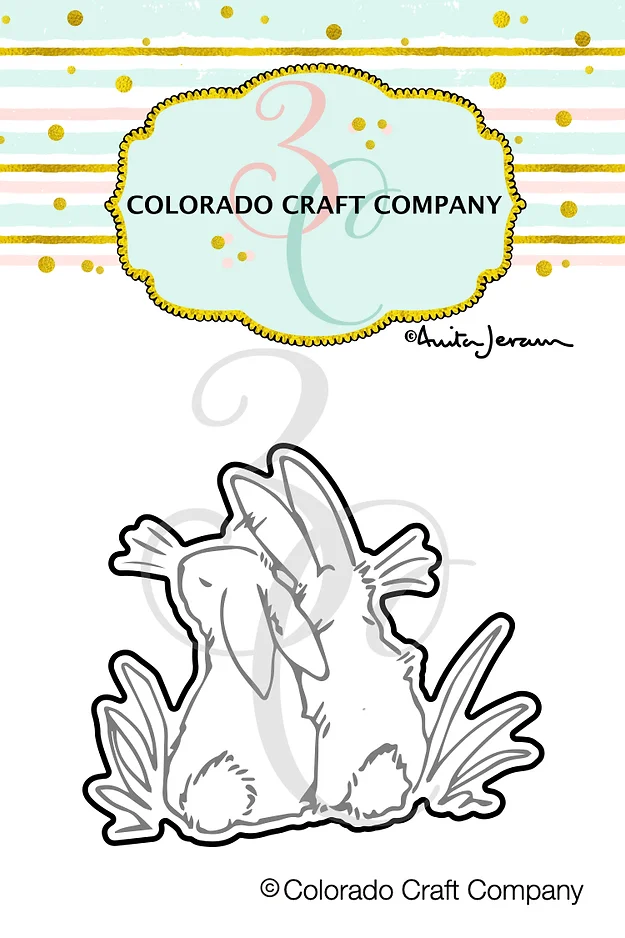Colorado Craft Company - Anita Jeram ~ Snuggle Bunny Mini Dies