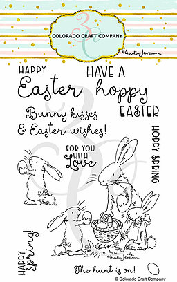 Colorado Craft Company - Anita Jeram~Happy Easter Stamps