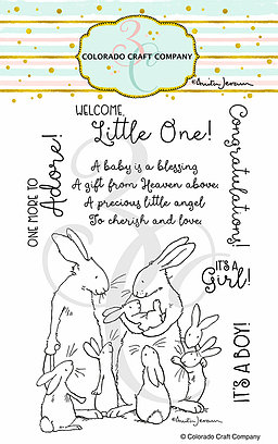 Colorado Craft Company - Anita Jeram~New Baby Stamps