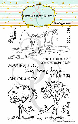 Colorado Craft Company - Anita Jeram~Recharge Stamp WITH MATCHING DIE